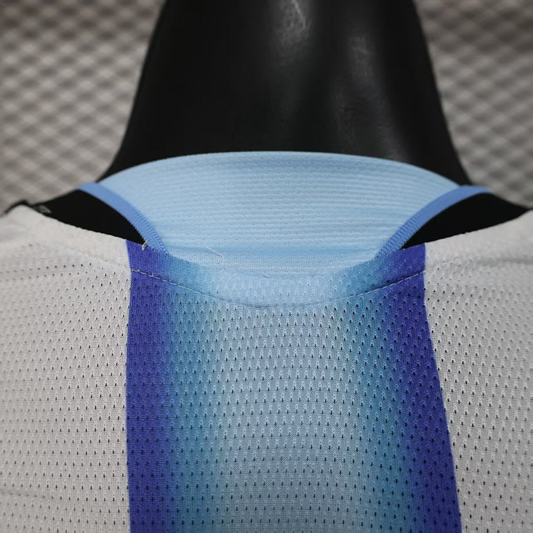 Argentina Home Player Version Soccer Jersey