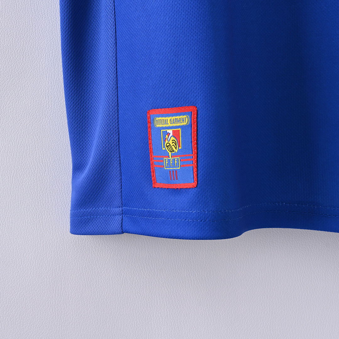 1998 France Home Soccer Jersey