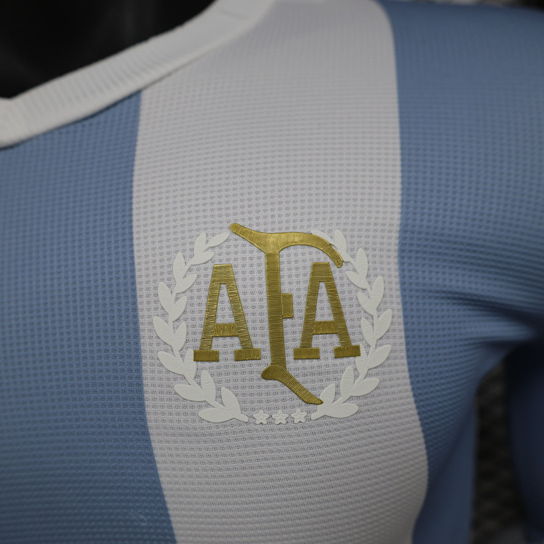 Argentina Player Version Soccer Jersey Long Sleeve