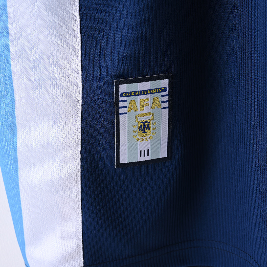 1998 Argentina Away Soccer Jersey