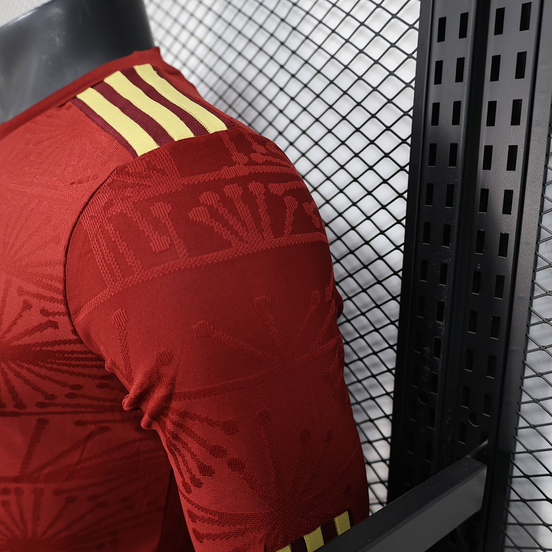 Mexico Player Version Soccer Jersey Long Sleeve Red