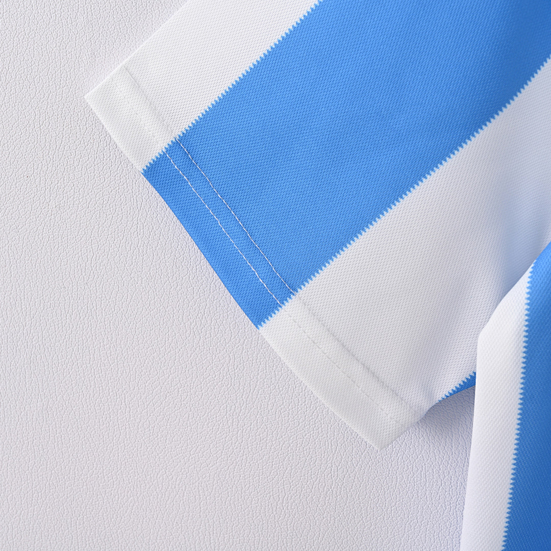 1986 Argentina Home Soccer Jersey World Cup