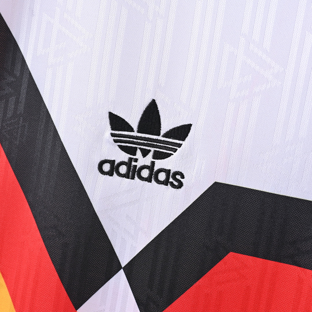 1990 Germany Home Soccer Jersey