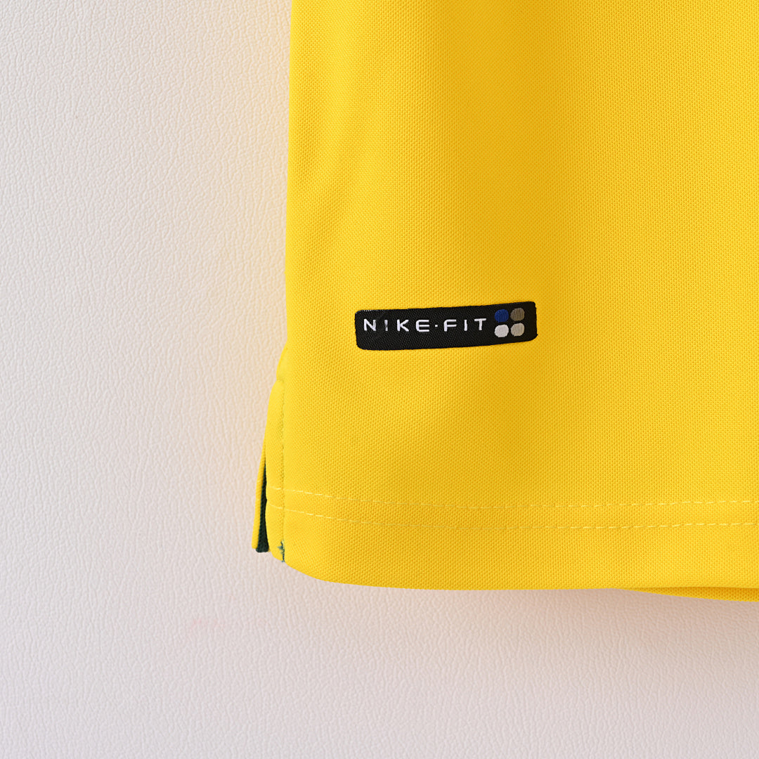 1998 Brazil Home Soccer Jersey