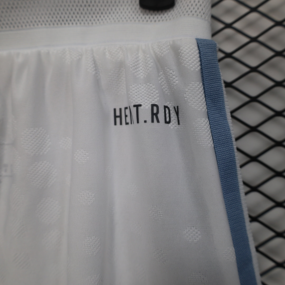 Argentina Player Version Soccer Shorts Shorts White