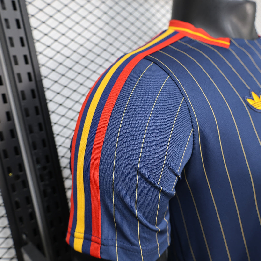 Spain Soccer Jersey Retro Casual