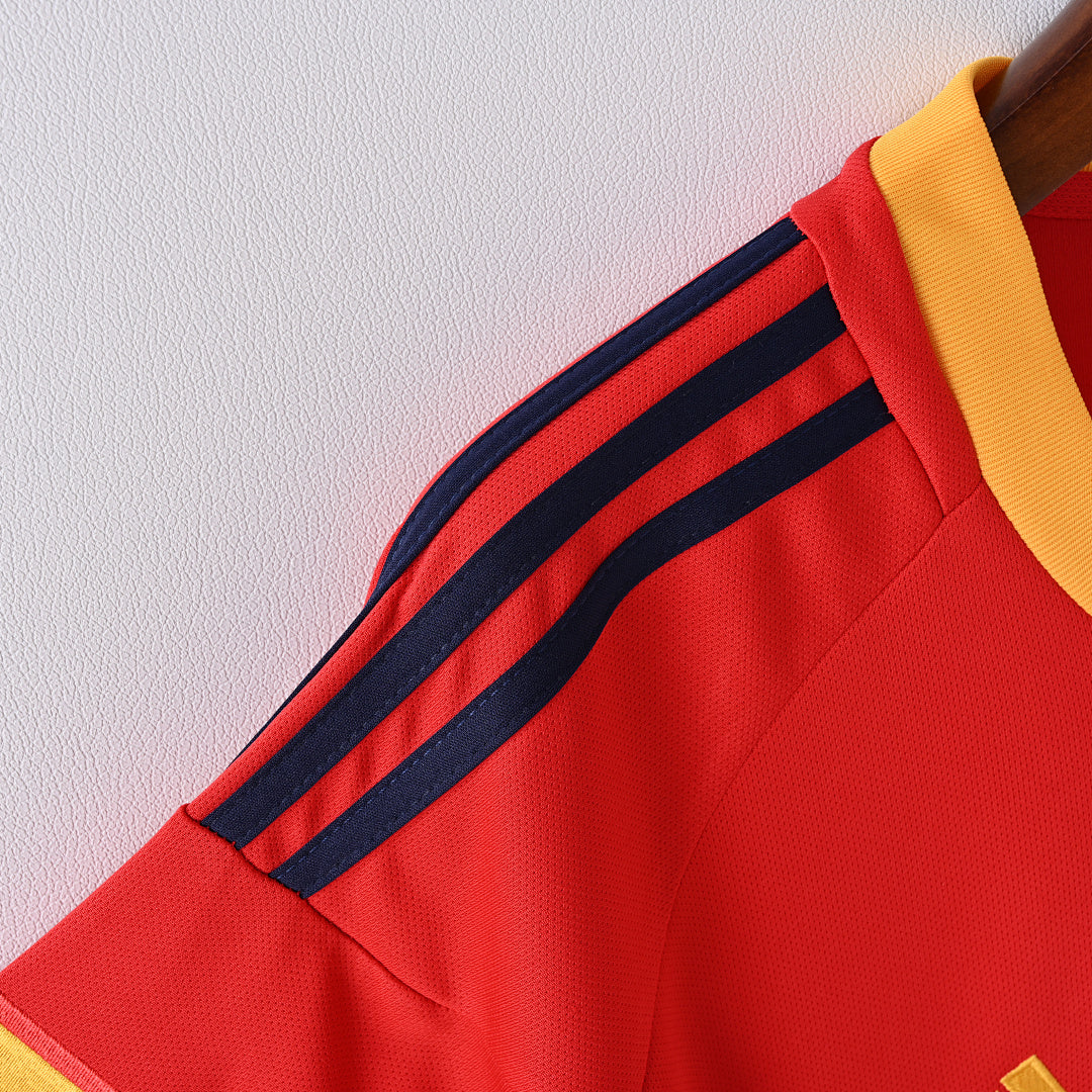 2002 Spain Home Soccer Jersey