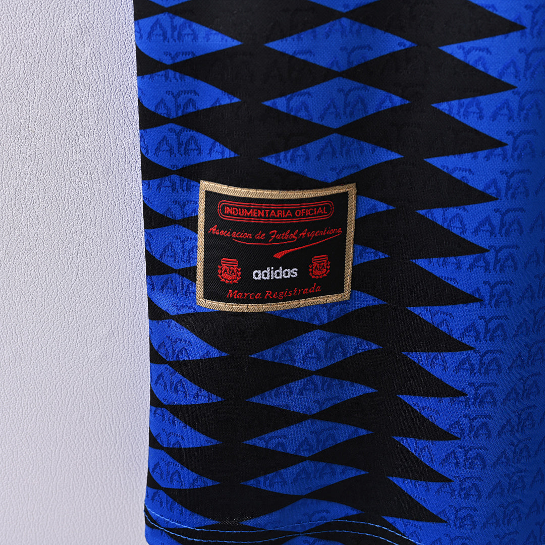 1994 Argentina Away Soccer Jersey