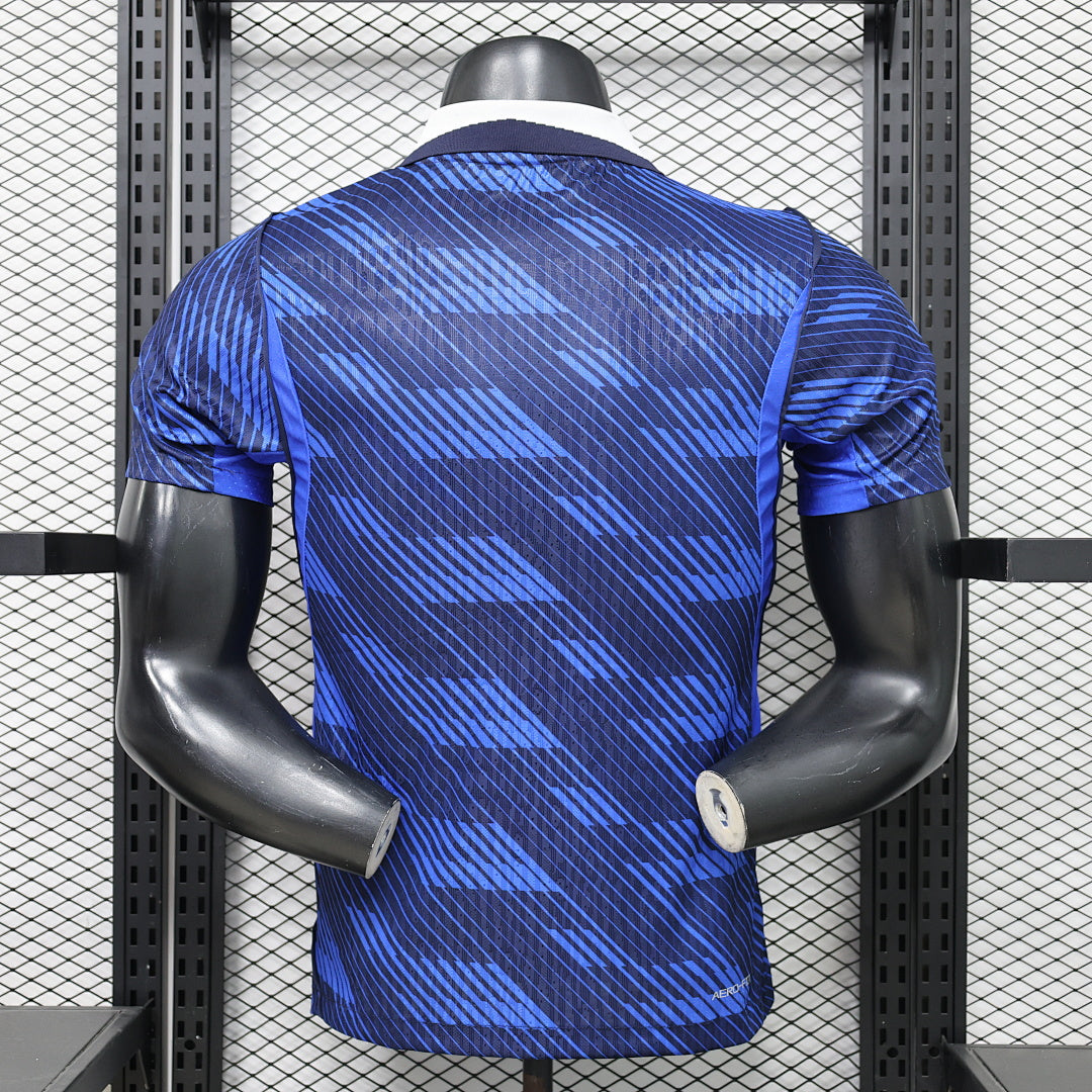 France Home Player Version Soccer Jersey