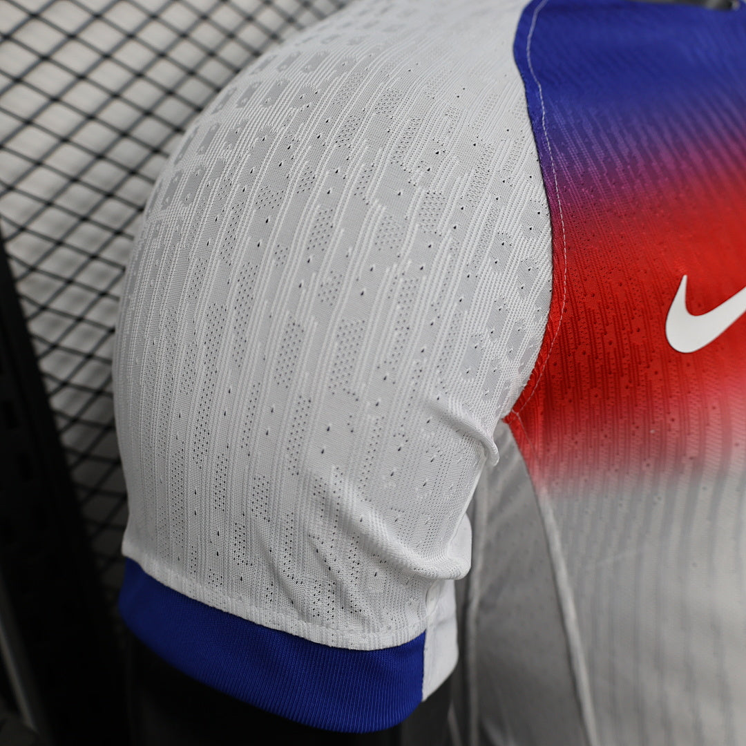 England Home Player Version Soccer Jersey
