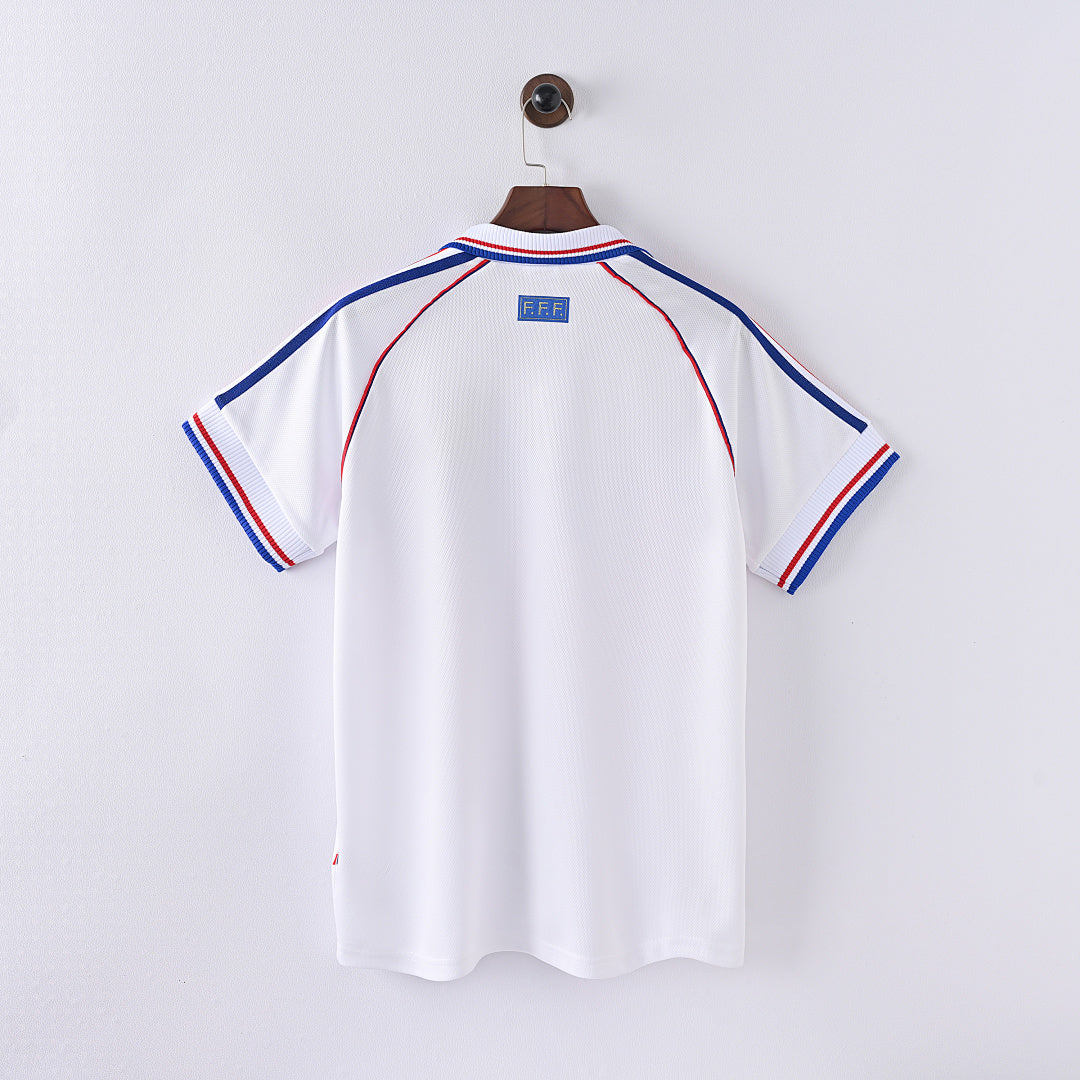 1998 France Away Soccer Jersey