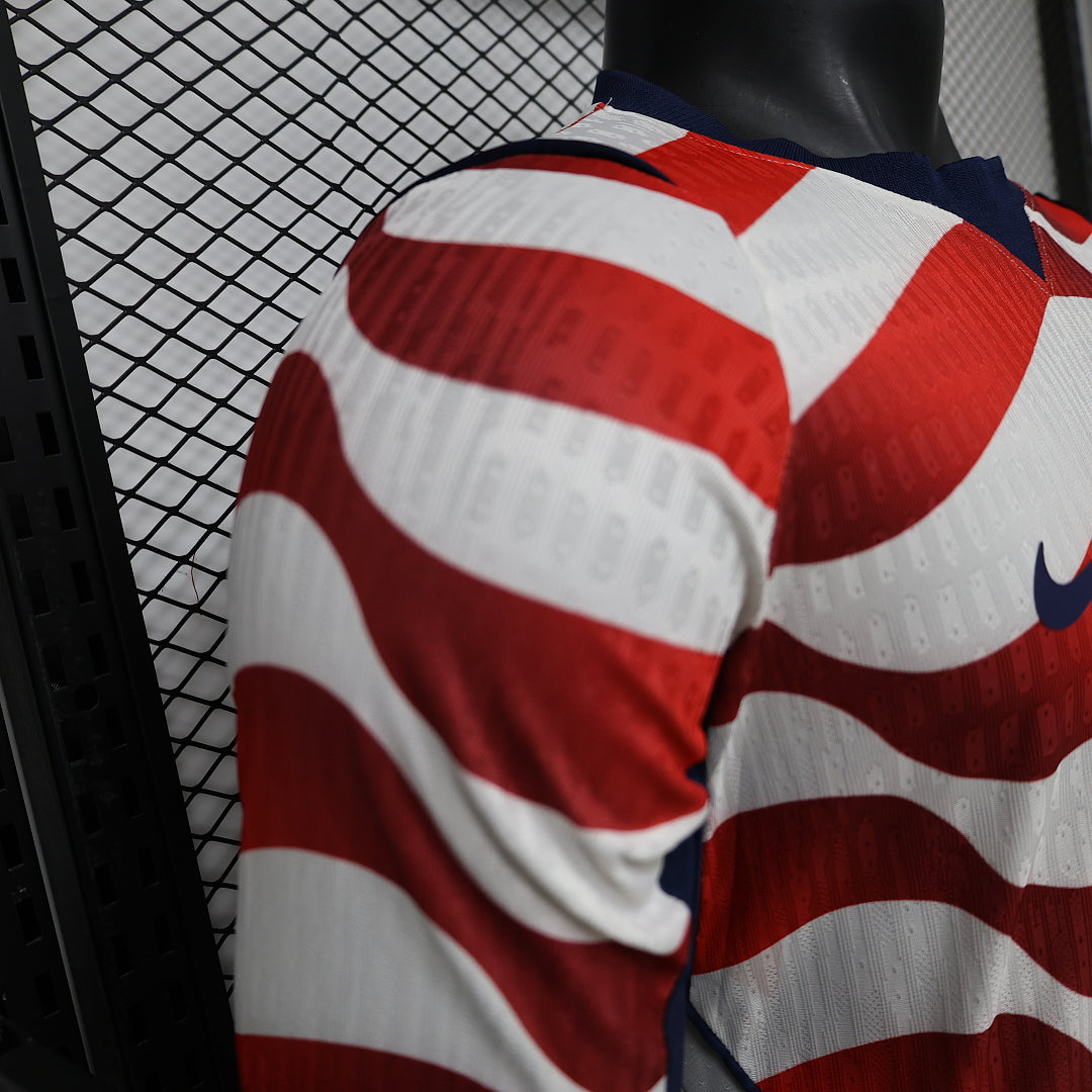 2026/27 USA Home Player Version Soccer Jersey Long Sleeve