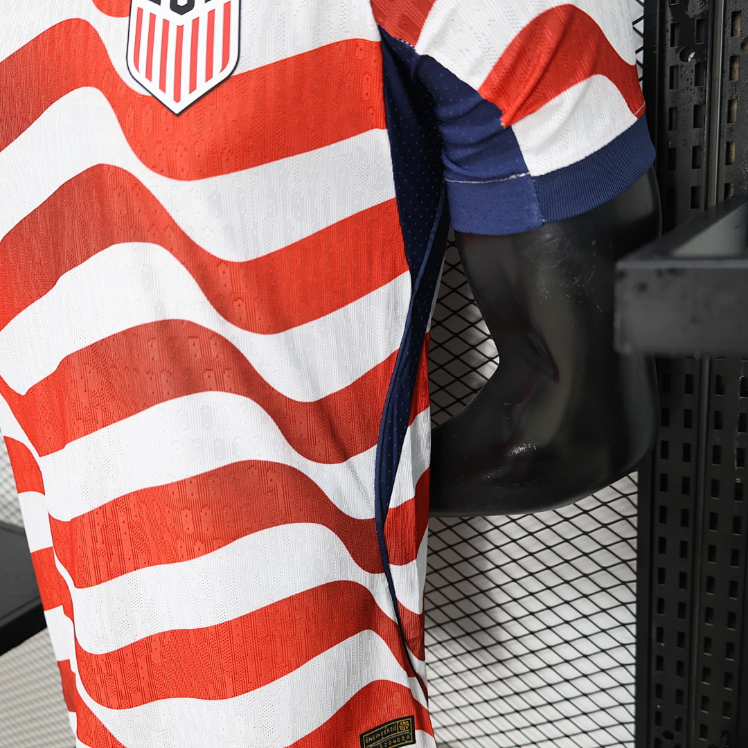 USA Home Player Version Soccer Jersey