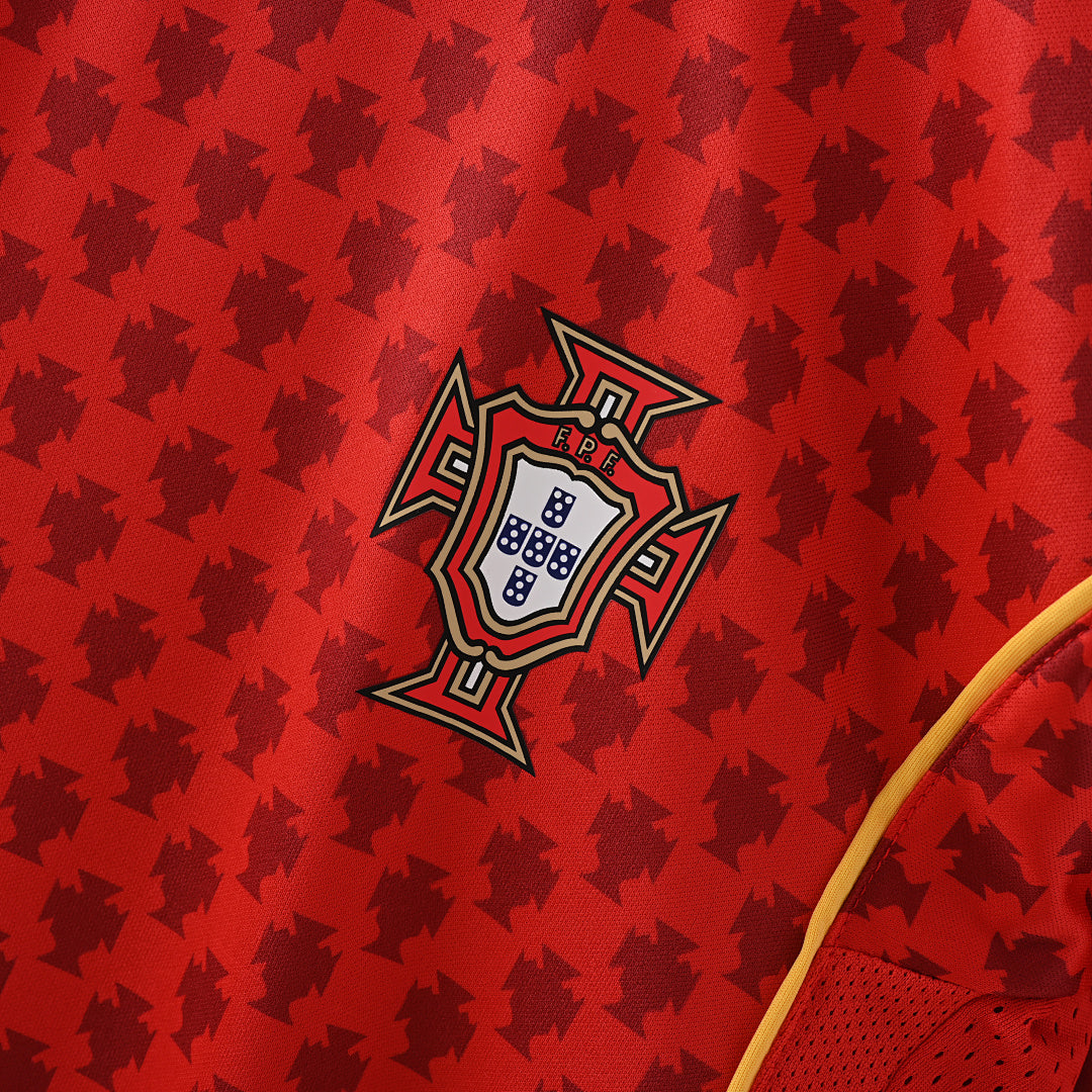 2004 Portugal Home Soccer Jersey