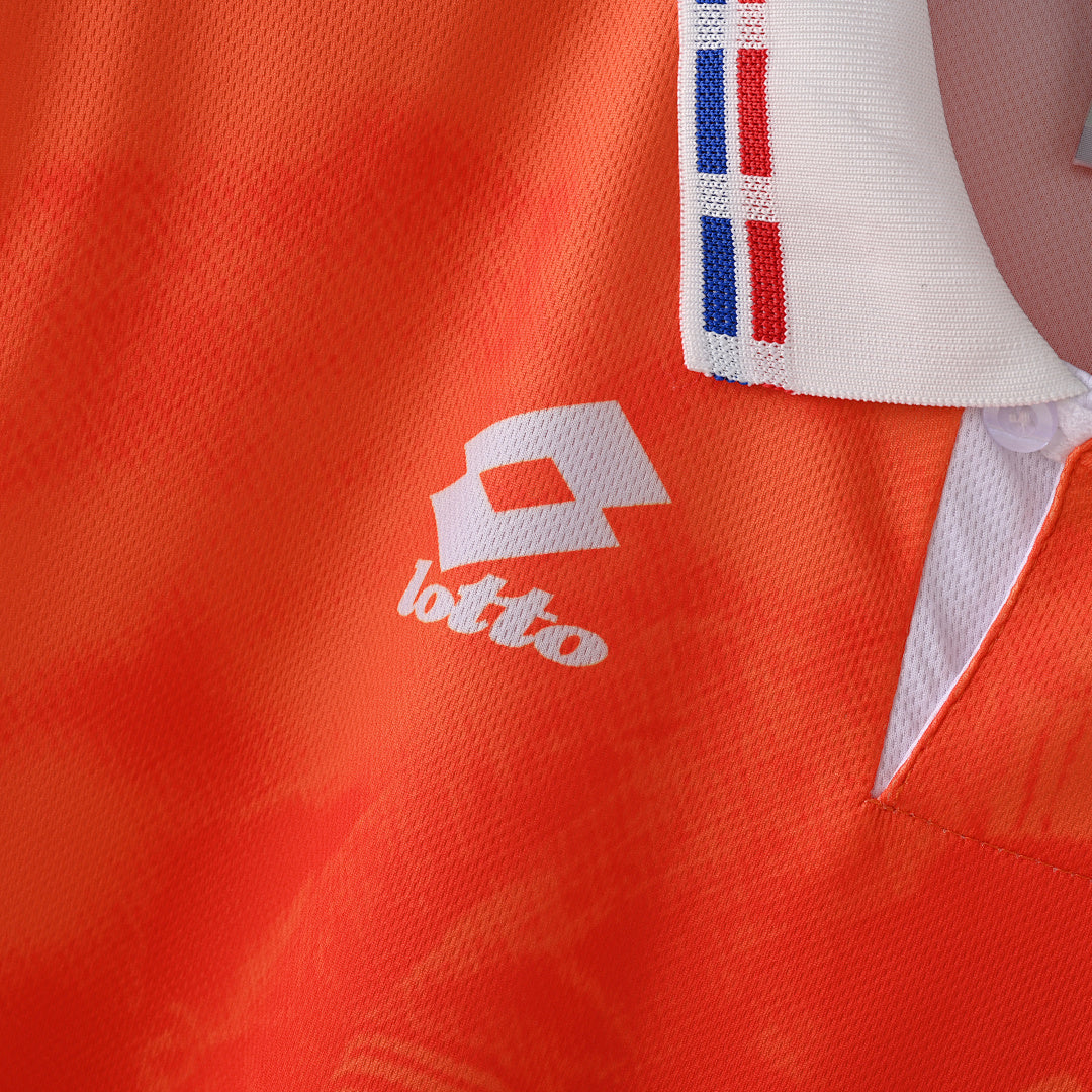 1996 Netherlands Home Soccer Jersey