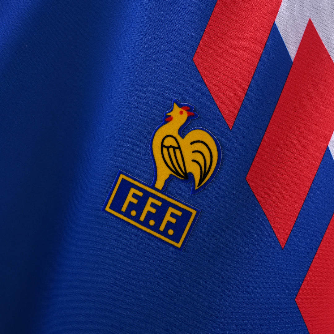 1988 France Home Soccer Jersey