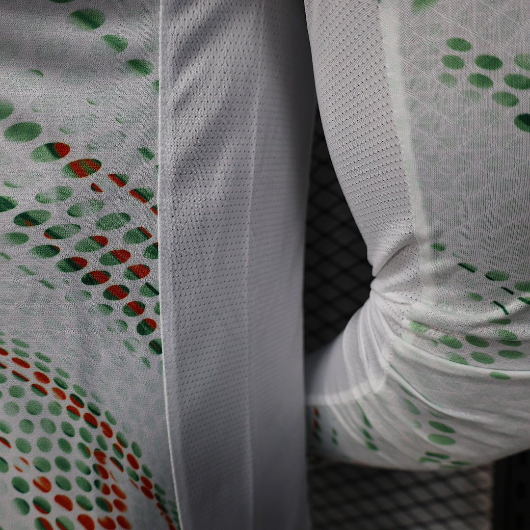Portugal Away Player Version Soccer Jersey Long Sleeve