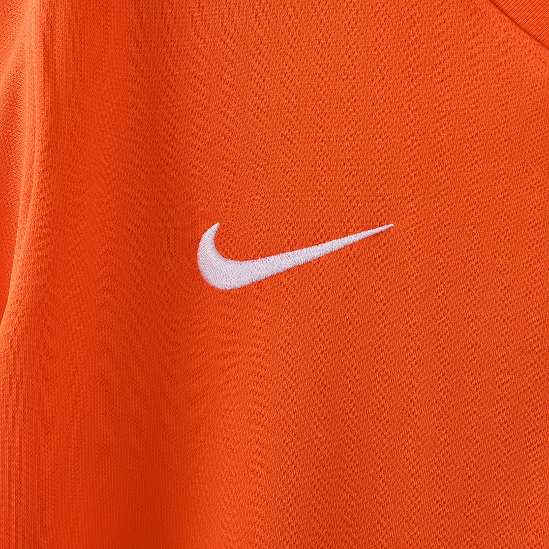 2014 Netherlands Home Soccer Jersey