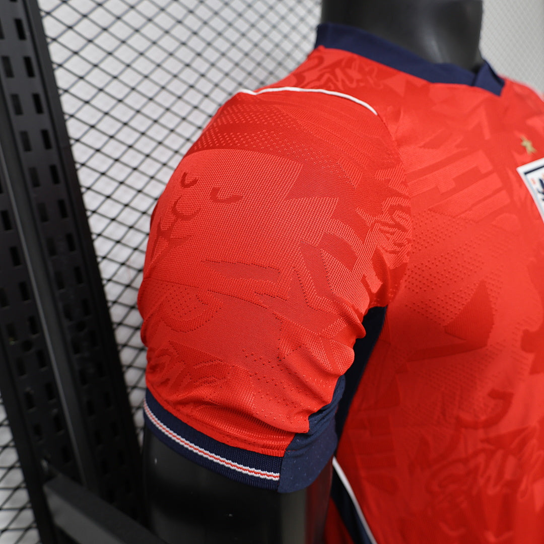 England Away Player Version Soccer Jersey