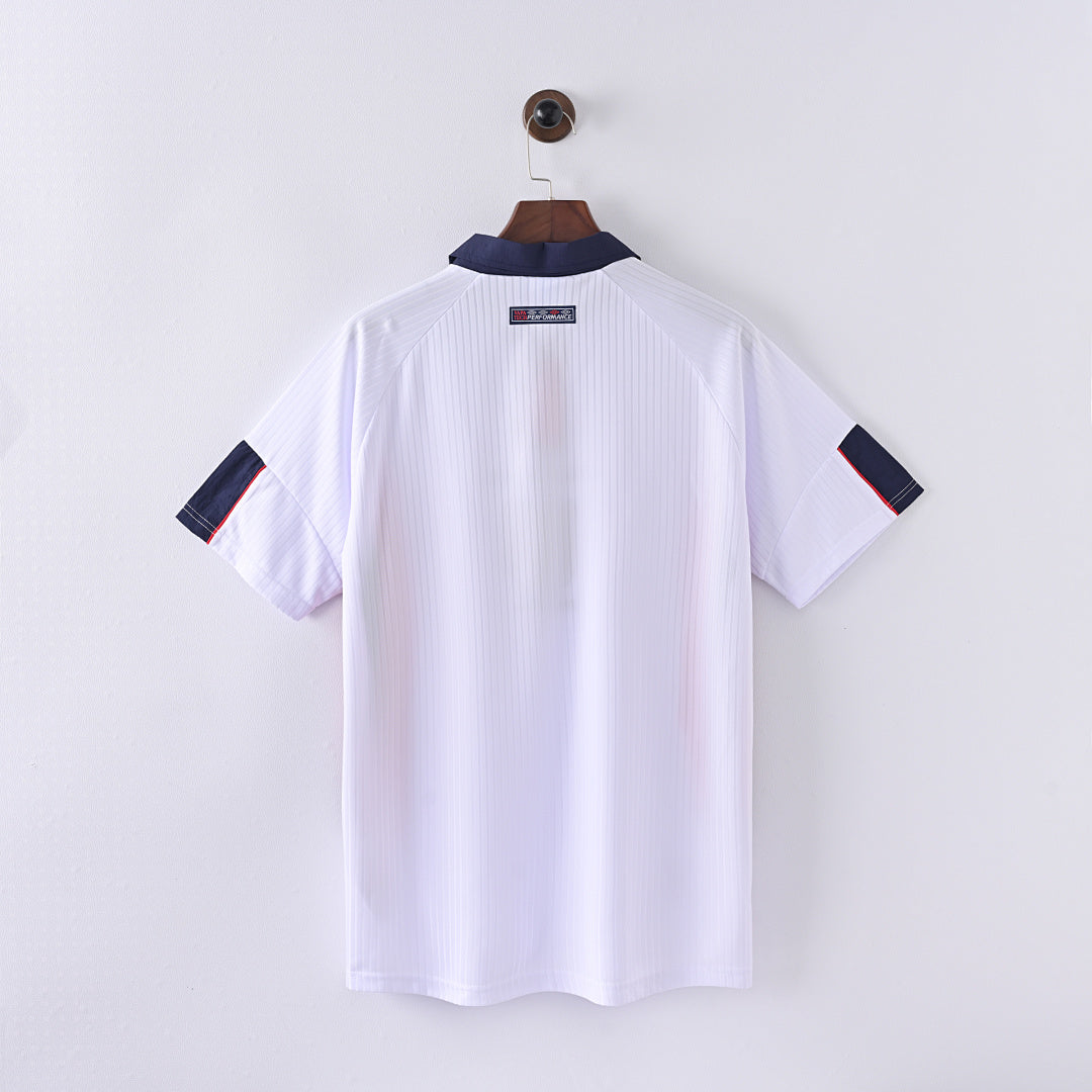 1998 England Home Soccer Jersey