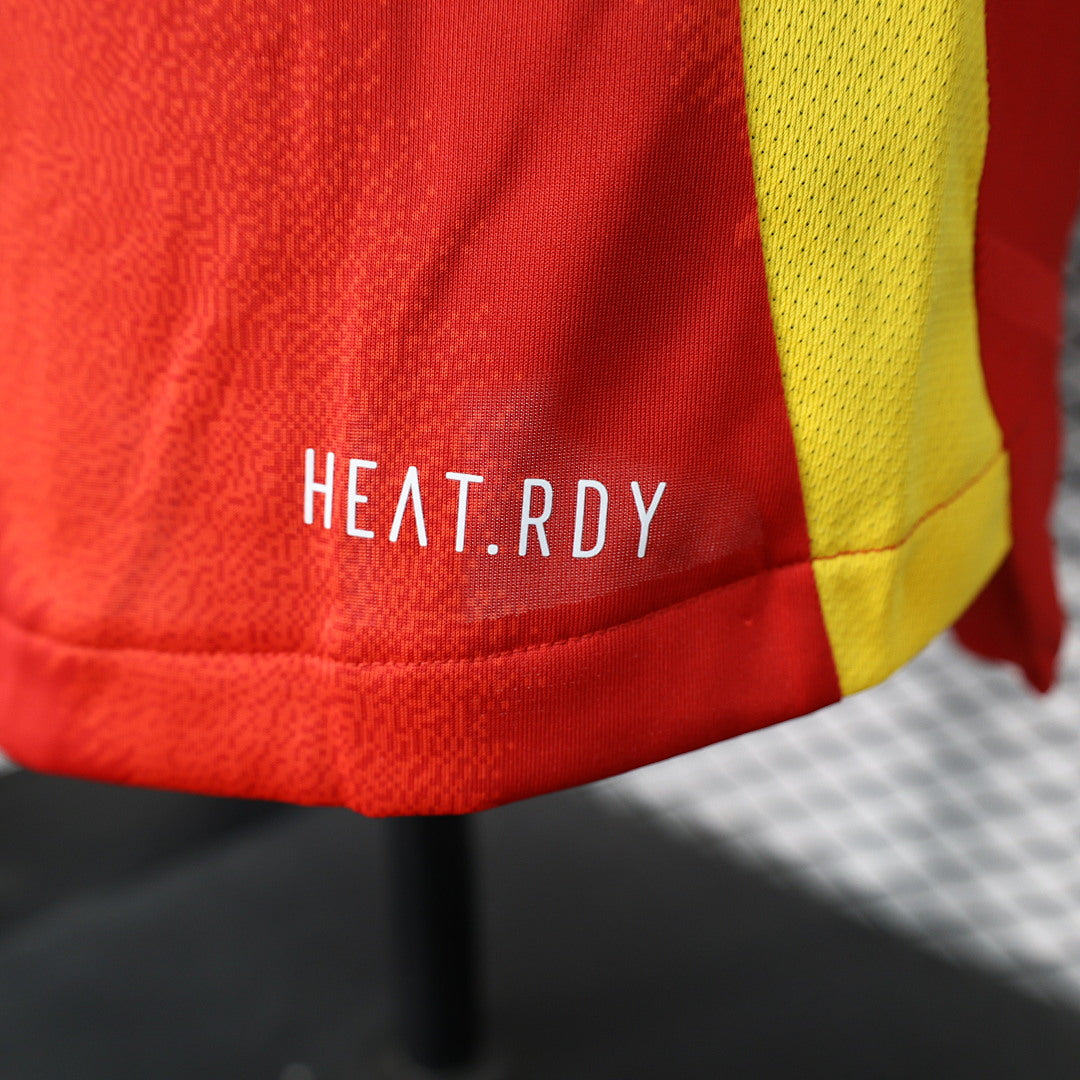 Spain Home Player Version Soccer Jersey