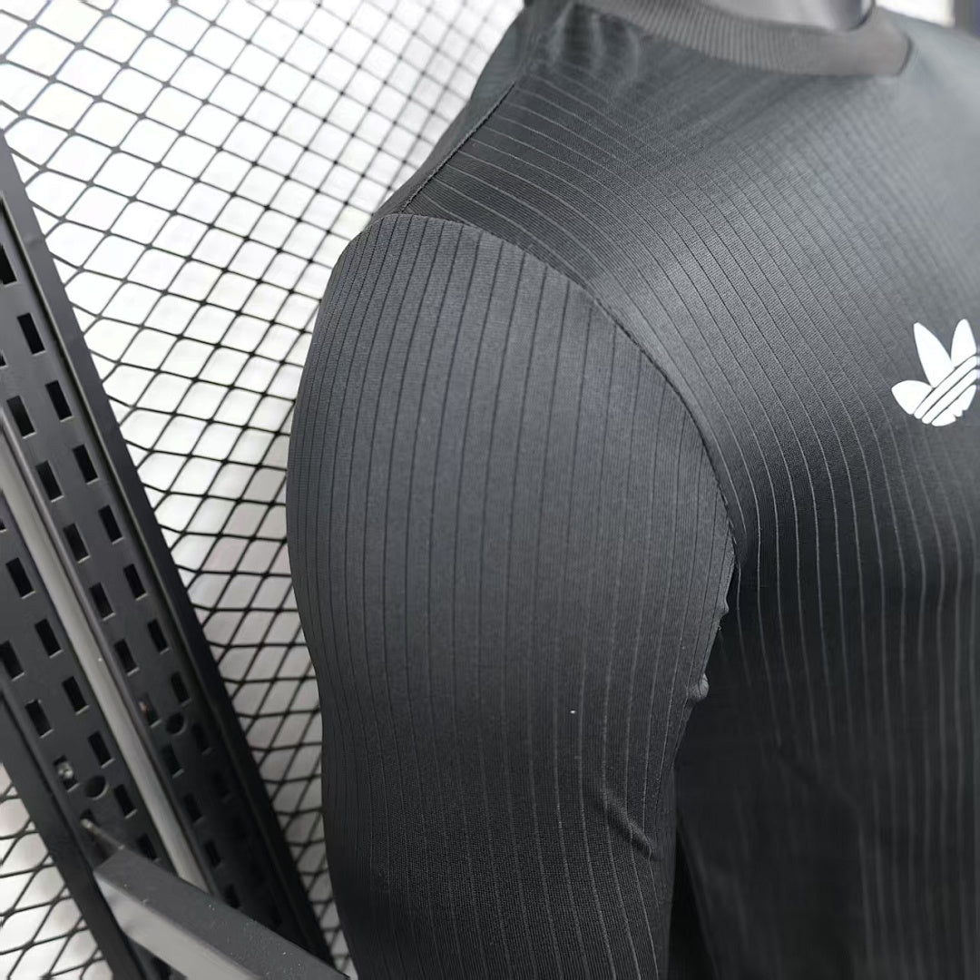 Germany Player Version Soccer Jersey Long Sleeve Black