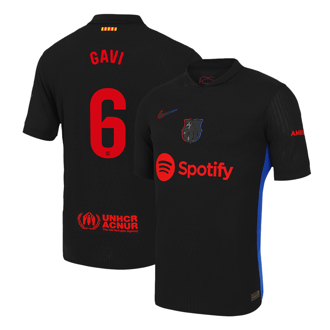 Authentic GAVI #6 Barcelona Away Soccer Jersey 2024/25