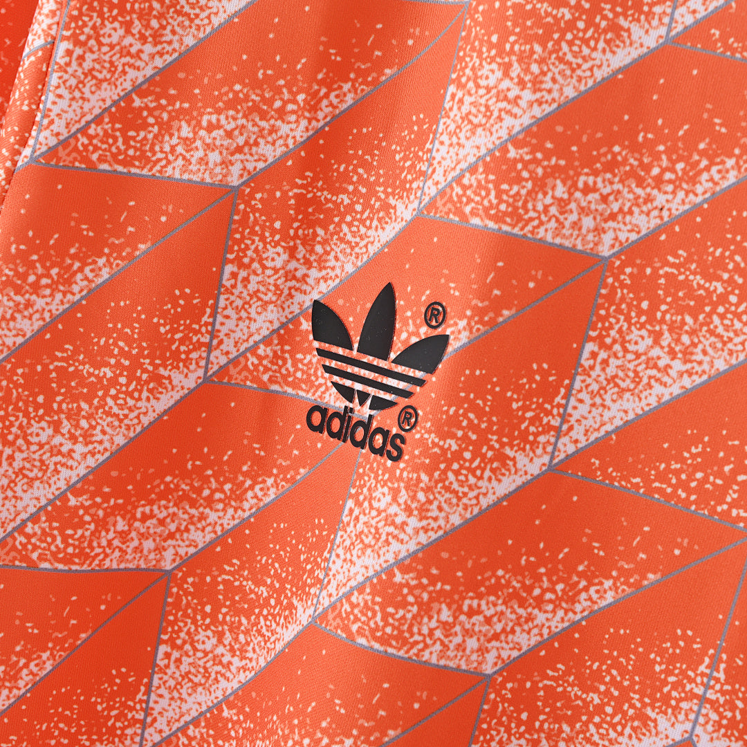 1988 Netherlands Home Soccer Jersey