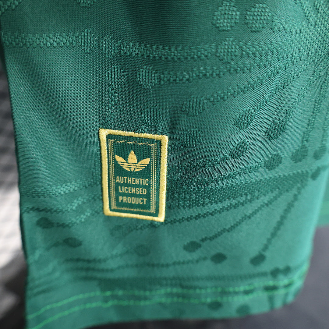 Mexico Player Version Soccer Jersey Trophy Edition Green