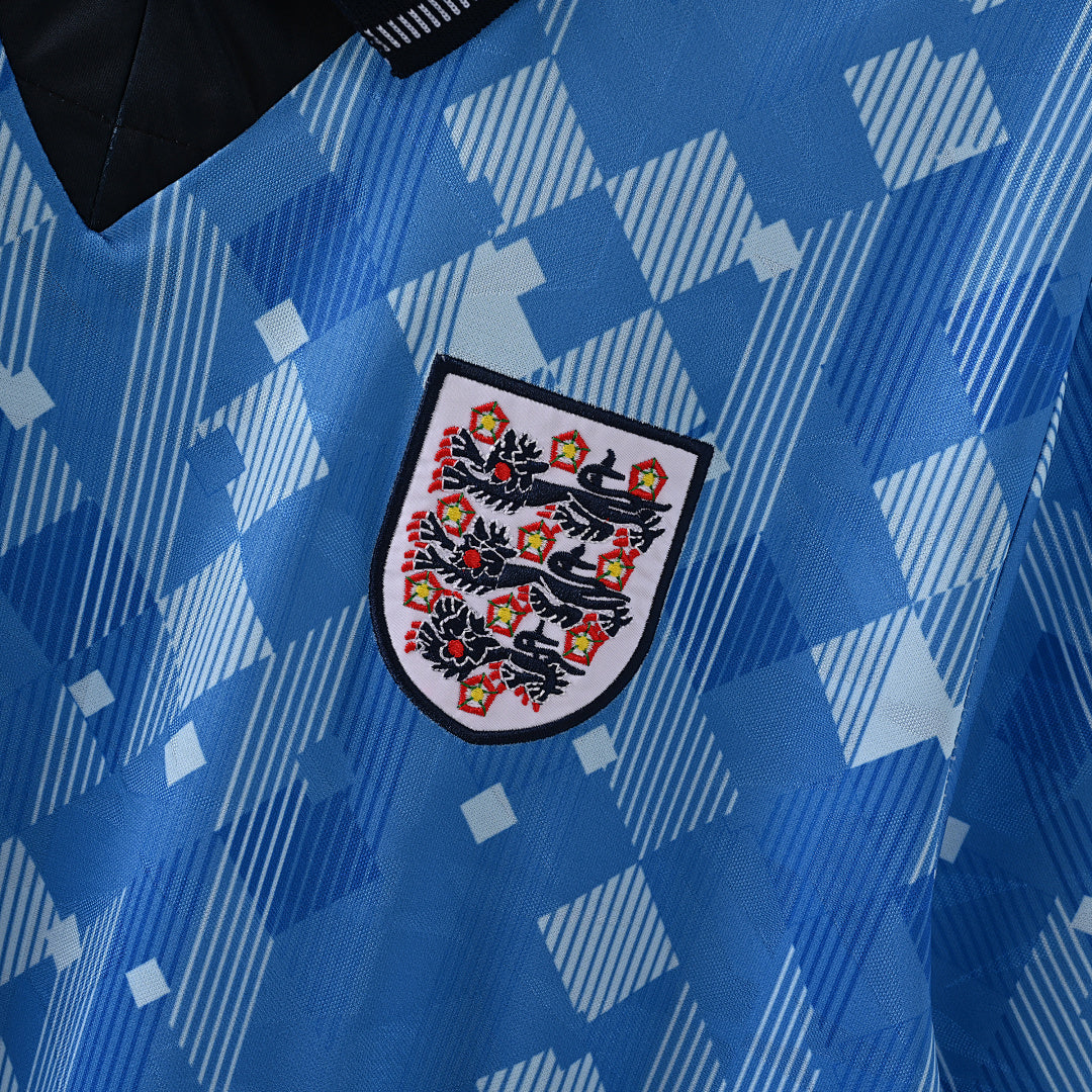 1990 England Away Soccer Jersey