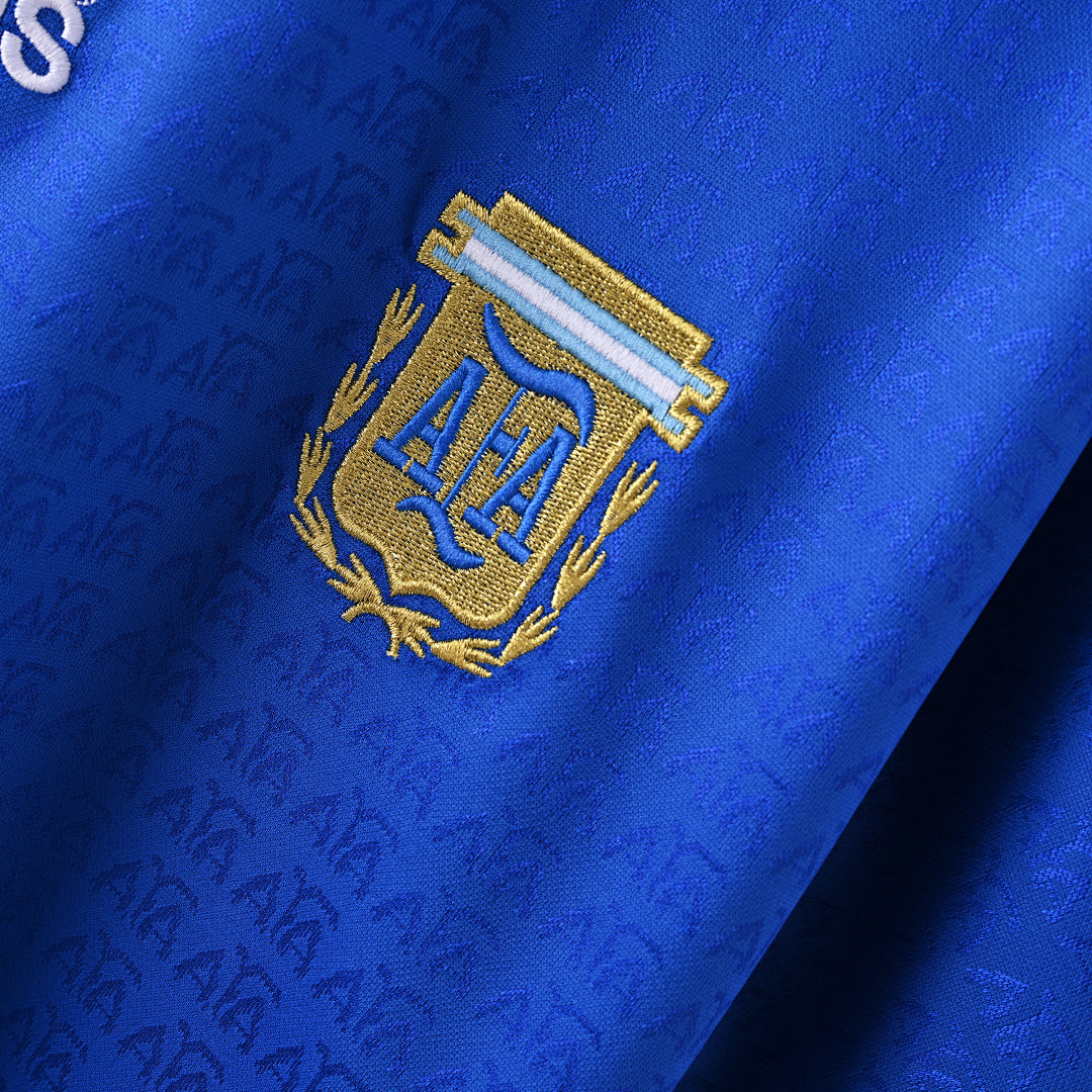 1994 Argentina Away Soccer Jersey