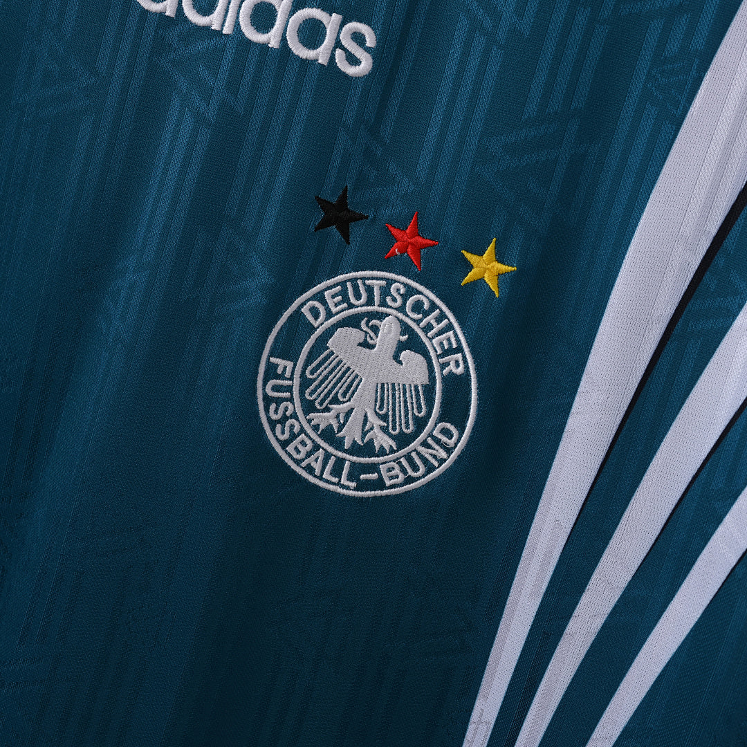 1996 Germany Away Soccer Jersey