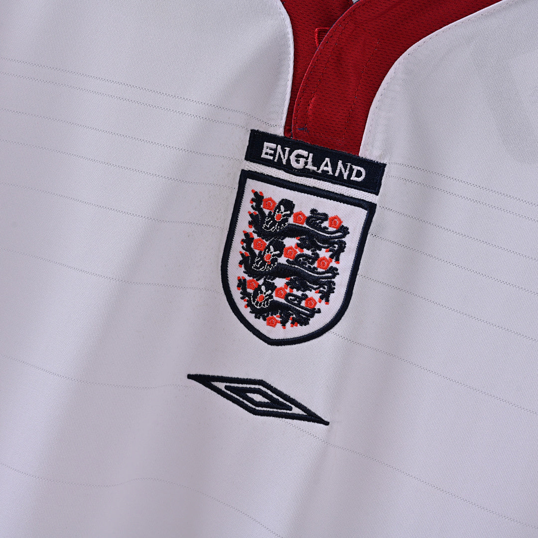 2004 England Home Soccer Jersey