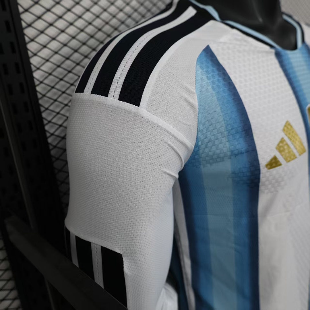 Argentina Home Soccer Jersey Long Sleeve
