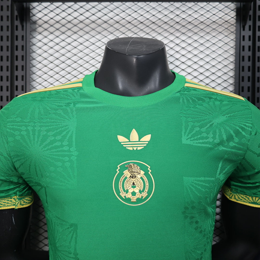 Mexico Player Version Soccer Jersey Special Edition Green