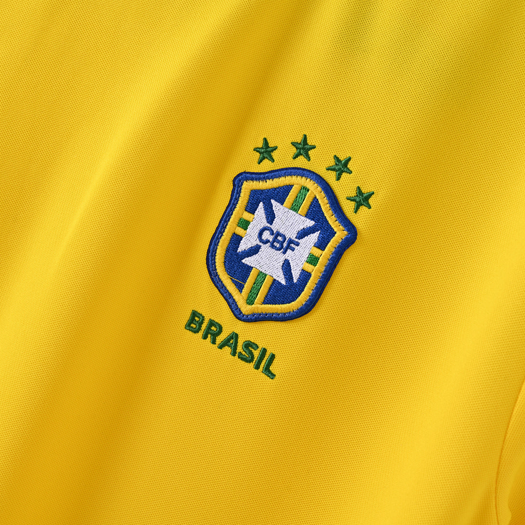 1998 Brazil Home Soccer Jersey