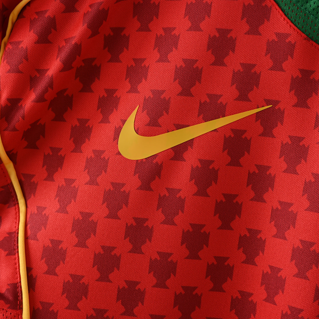 2004 Portugal Home Soccer Jersey