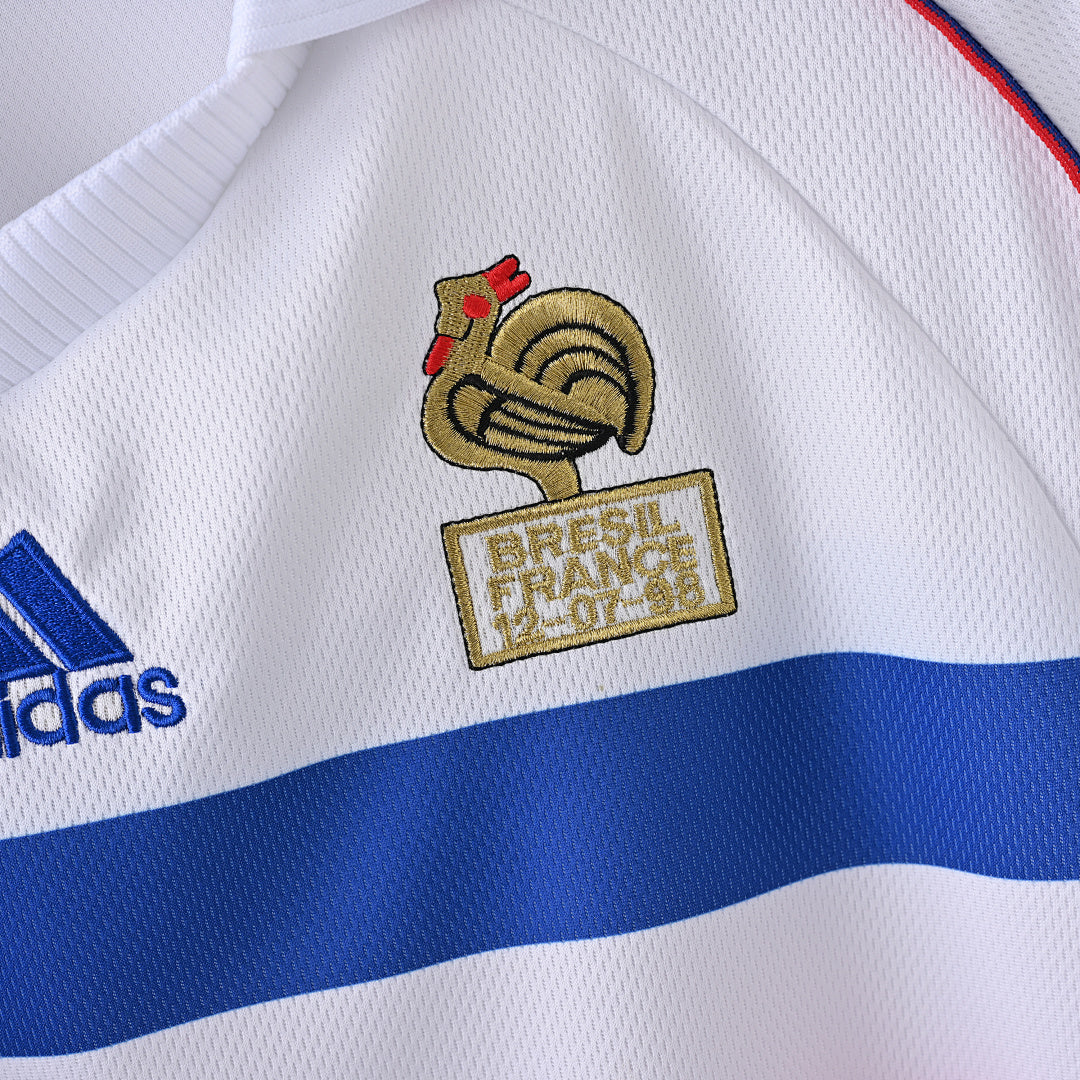 1998 France Away Soccer Jersey