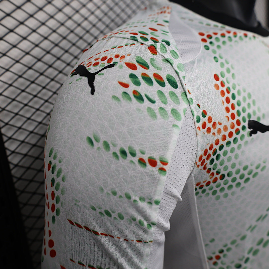 Portugal Away Player Version Soccer Jersey Long Sleeve