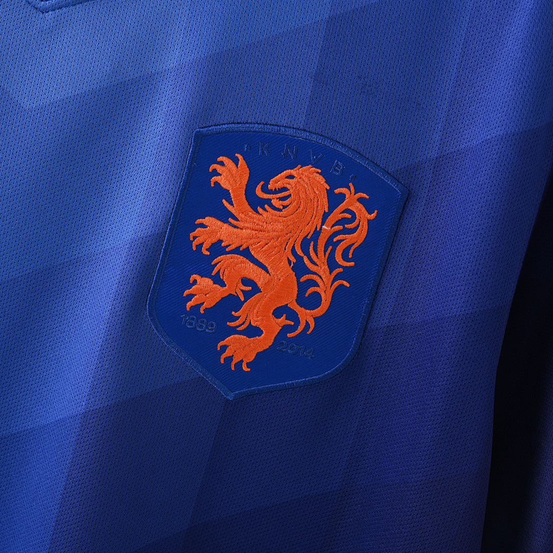 2014 Netherlands Away Soccer Jersey