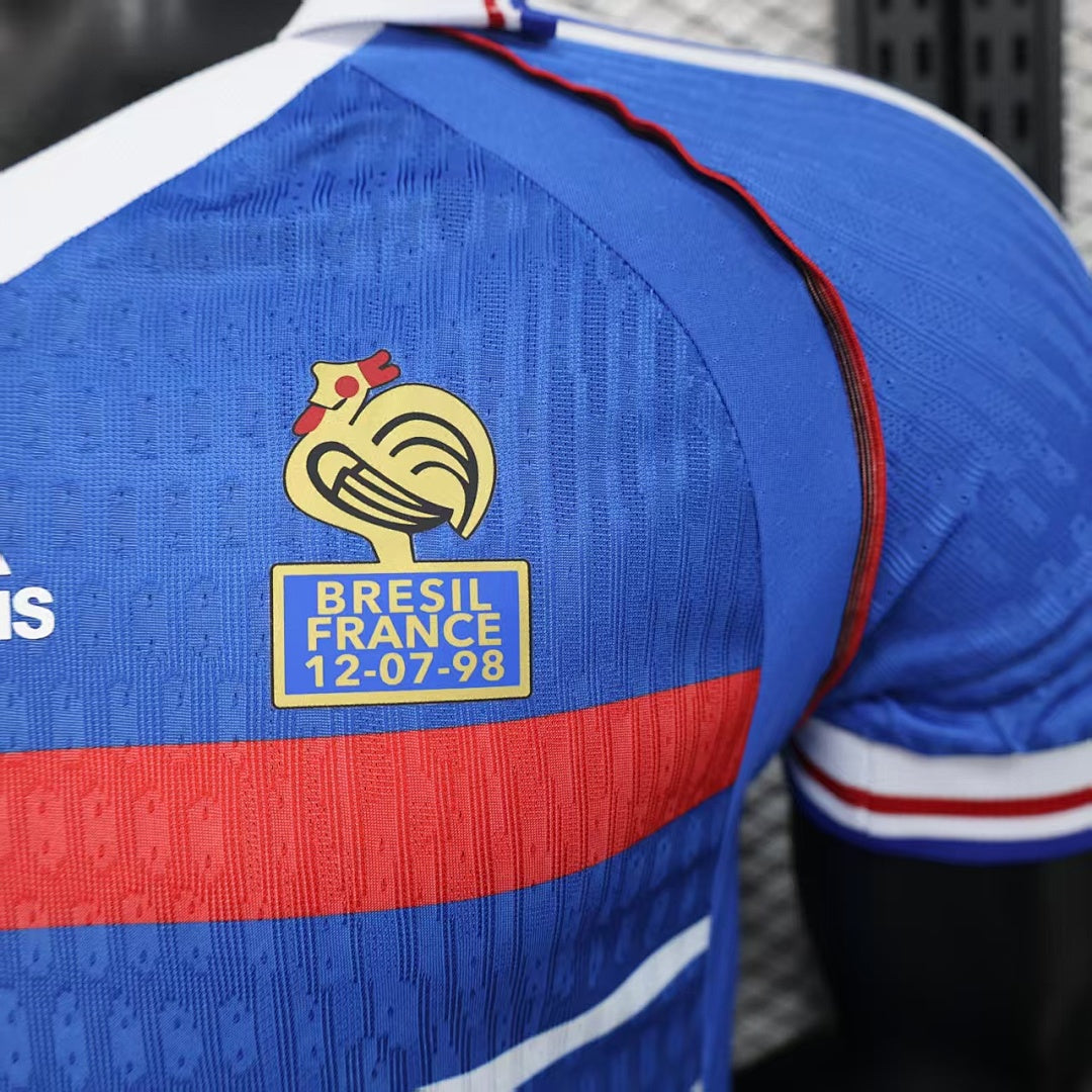 France Player Version Soccer Jersey Retro
