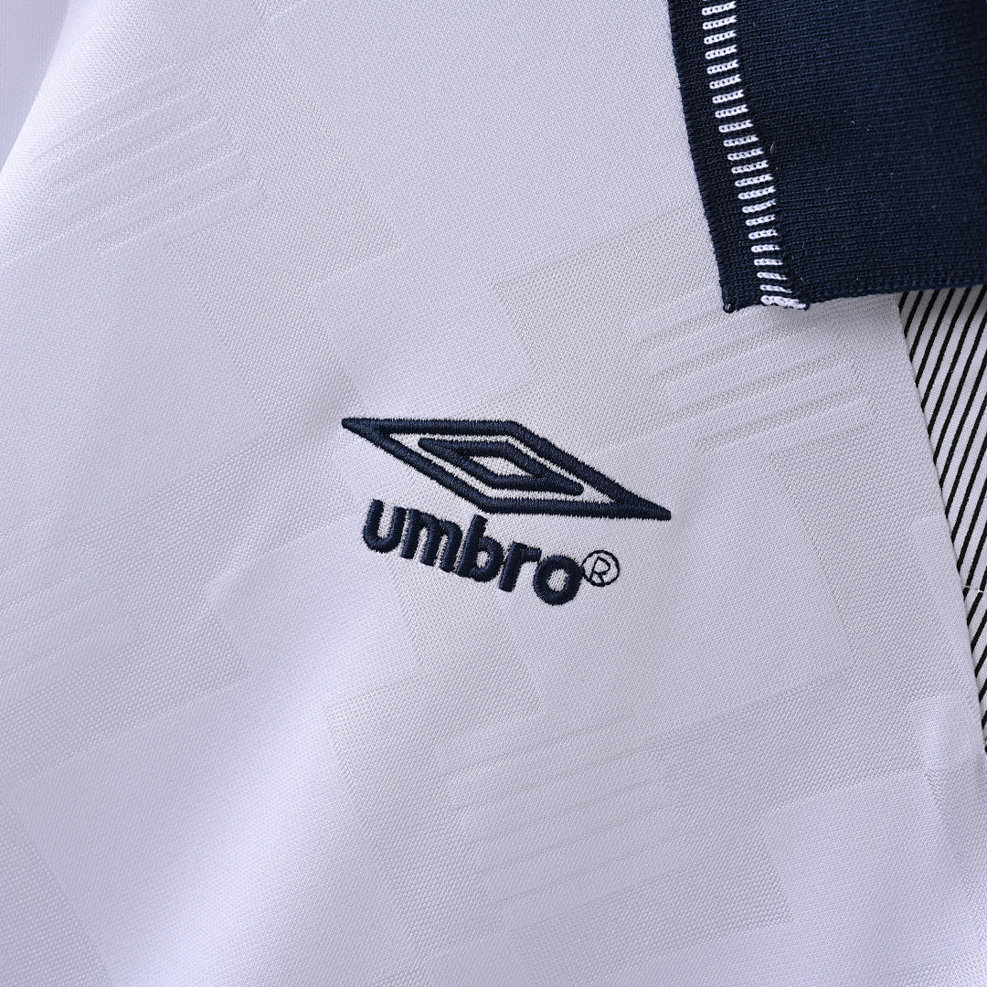 1990 England Home Soccer Jersey