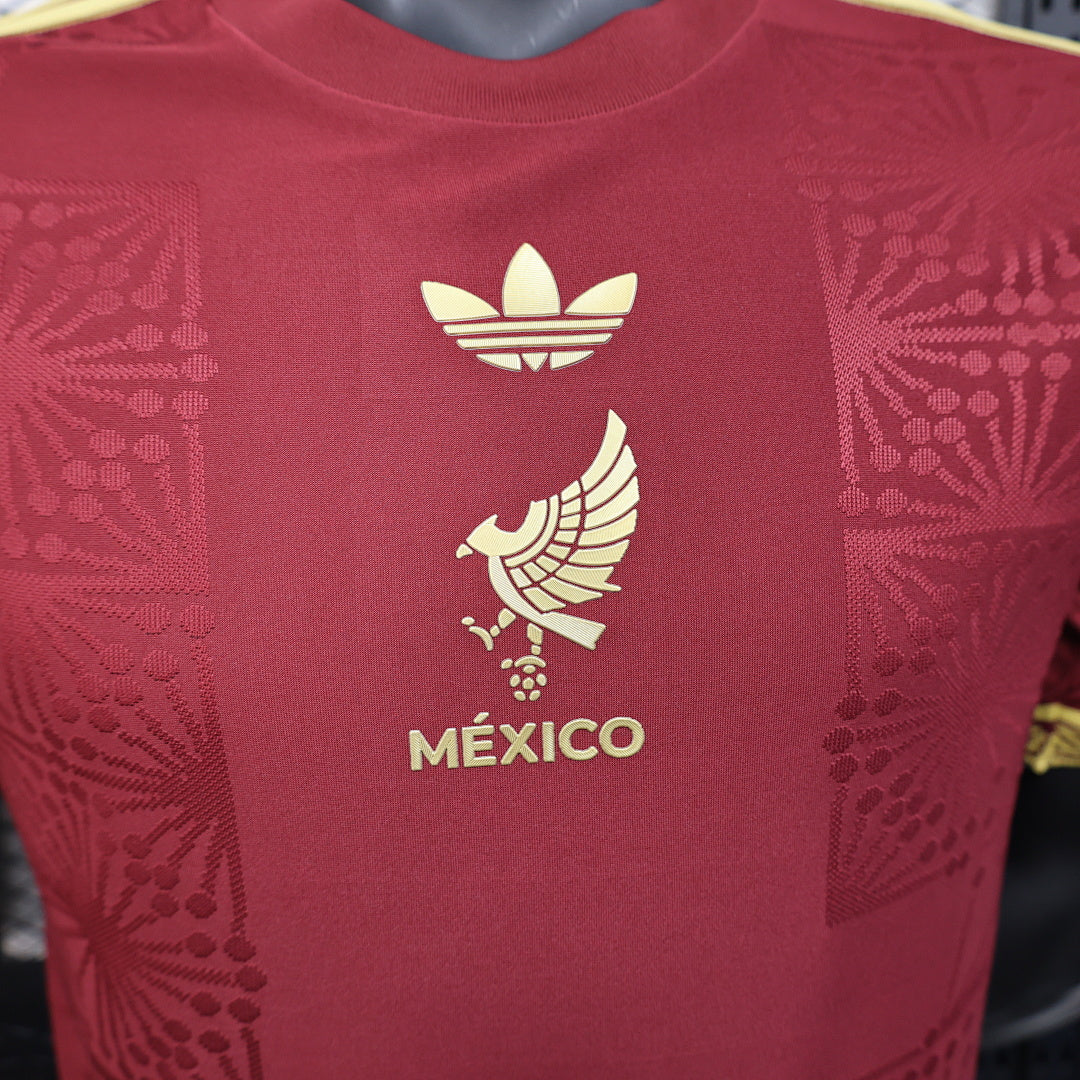 Mexico Player Version Soccer Jersey Trophy Edition Red