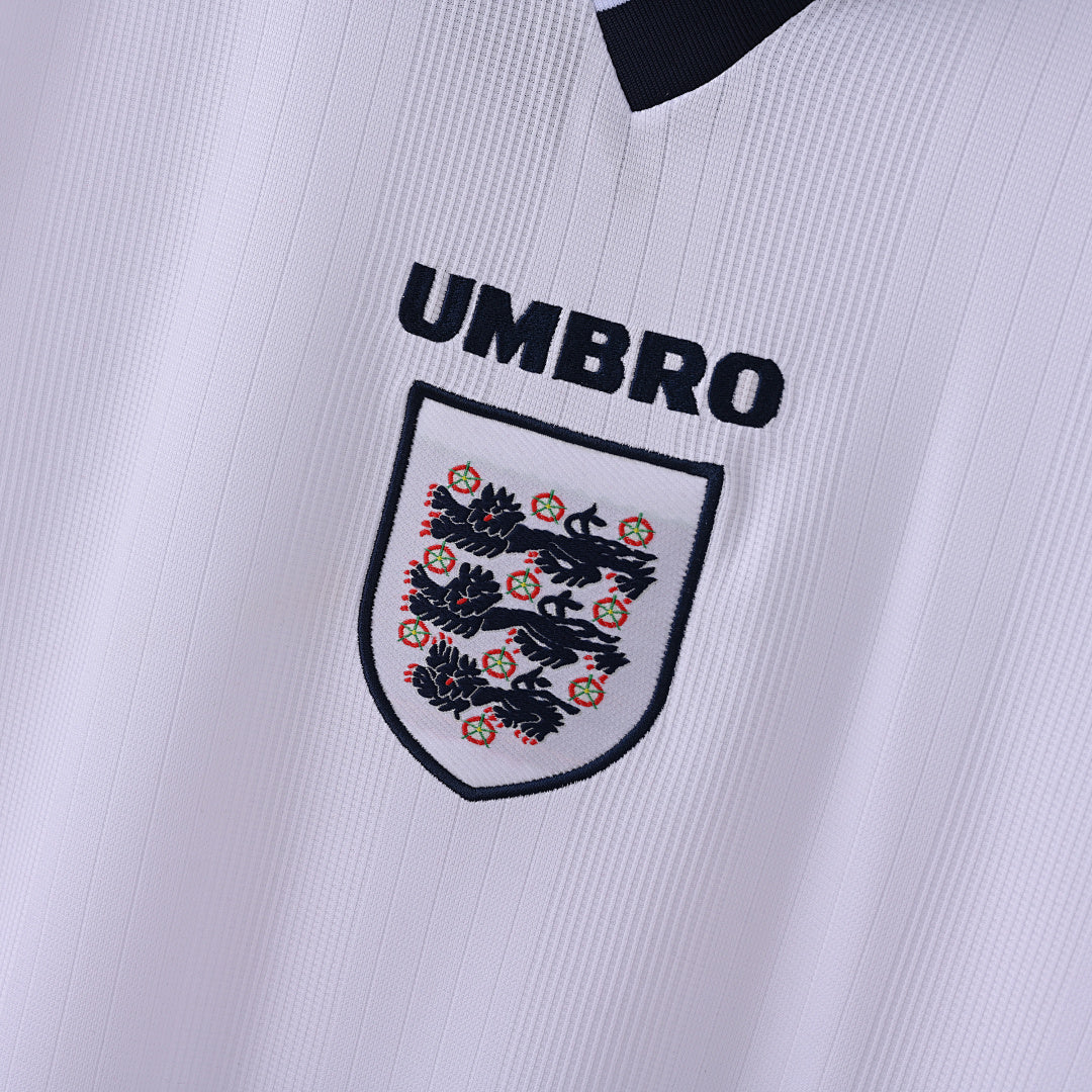 1996 England Home Soccer Jersey