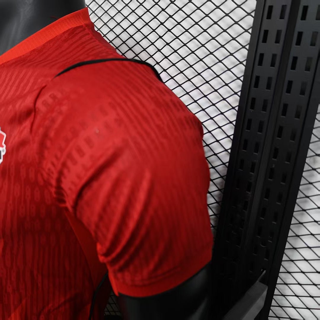 Canada Home Player Version Soccer Jersey