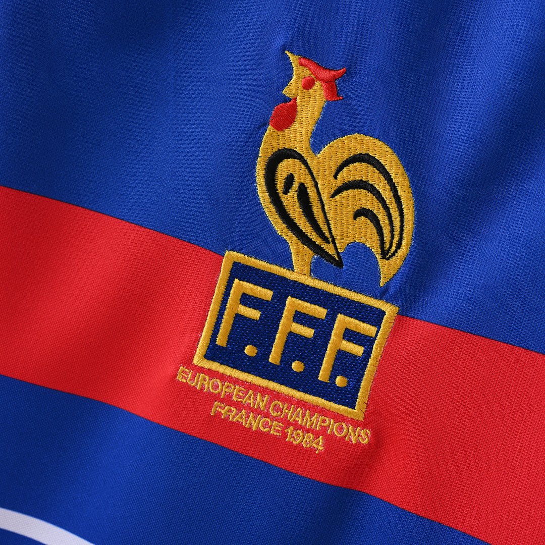 1982/84 France Home Soccer Jersey