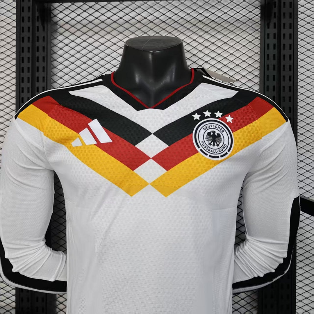 Germany Home Soccer Jersey Long Sleeve