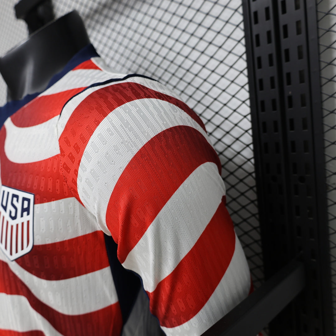 2026/27 USA Home Player Version Soccer Jersey Long Sleeve