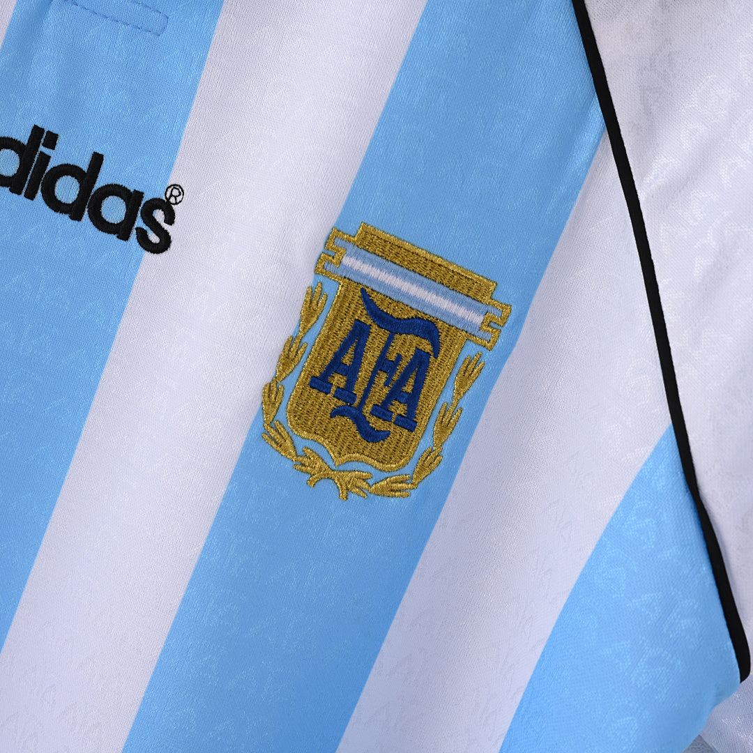 1996/97 Argentina Home Soccer Jersey