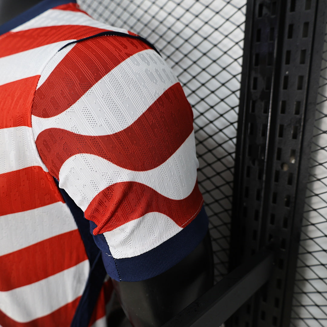 USA Home Player Version Soccer Jersey